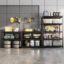 5-Tier 35" W x 15.8" D x 72" H Garage Shelving 3000LBS Storage Shelves Heavy Duty Metal Shelf Unit Adjustable Basement Industrial Storage Racks by GreenHaven Gardens