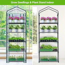 Mini Greenhouse for Outdoors Indoor: Ohuhu Small Plants Green House with 5 Tier Shelves, Portable Plastic Greenhouses with Heavy Duty Transparent PVC Cover for Garden Patio Backyard Porch Balcony by GreenHaven Gardens