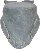Christopher Knight Home Agnes Owl Garden Stool, Lightweight Concrete, Gold Patina Finish by CozyNest Decor