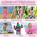 Agoigo Kids Waterproof Camera - Children Underwater HD Video Digital Camcorder, Portable Travel Toy for Toddler - Ideal Christmas Birthday Gifts for Boys Girls Age 3-12 with 32GB Card (Rose Red) by TinyTreasures Baby Boutique