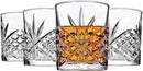 Godinger Dublin Whiskey Decanter, Liquor Decanter with 4 Double Old Fashioned Glasses, Barware, Glassware & Drinkware, for Whiskey, Liquor, Scotch & More, 750ML by CozyNest Decor