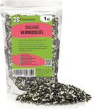 Horticultural Organic Vermiculite by GARDENERA - Medium Grade - Natural Soil Additive for Potted Plants, Orchids, Hydroponics, Terrariums (1 Quart) by GreenHaven Gardens