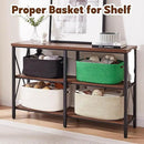 OIAHOMY Storage Basket for Shelves, Closet Cube Storage Bins Baskets for Clothes Blanket Towels, Baby Nursery, Toy Baskets Box, Woven Rope Basket, 15.75*11.81*7.09 IN, 2 Packs Black by CozyNest Decor
