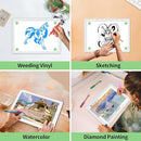 Phylosal Rechargeable A4 Light Pad with Carry Bag, Ultra-Thin Magnetic Tracing Light Box for Drawing, Diamond Art Painting Light Board with Side Button, Super Bright Light Table for Sketching (White) by TinyTreasures Baby Boutique