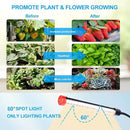 10-Head Grow Lights for Indoor Plants with Stand 90W, LED Plant Grow Light for Tall Houseplants, Bonsai Tree, Full Spectrum Growing Lamp with 4,8,12 Hr Timer, 24"-64" Adjustable Height by GreenHaven Gardens