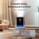 Dreo 8L Smart Humidifiers for Bedroom 600ft², 80H Runtime Warm&Cool Supersized Mist Humidifier for Large Room Indoor, Quiet Whole House humidifier for Baby, Plants, with Alexa/Google, Starlight,HM717S by TinyTreasures Baby Boutique