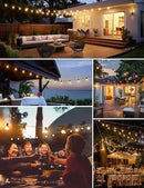 RTTY Outdoor String Lights 300 FT Globe LED Patio Lights with G40 Plastic Bulbs,Waterproof Shatterproof Dimmable Connectable Hanging for Backyard Porch Balcony Party Cafe Deck Decor by CozyNest Decor