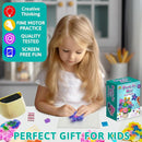 AGENTLAN Art & Craft Activity, Poke Fun Flower Bouquet Craft Kit, Fun & Easy Art Kits for Kids, DIY Garden Kids Activities, Gifts for Girls and Boys 3 4 5 6 7 8 9 by TinyTreasures Baby Boutique
