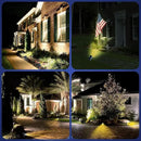 EIUIO Solar Outdoor Lights, 3 Lighting Modes Solar Spot Lights Outdoor with Auto On/Off, Waterproof Landscape Lighting for Garden Yard Pathway by GreenHaven Gardens