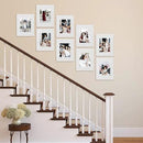 Sheffield Home 9 Piece Gallery Wall Frame Set, 11x14 Inch, White by CozyNest Decor