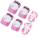 Youth/Kids Knee Pads Elbow Pads Wrist Guards Protective Gear Set for 3-15 Years Child Roller Skates, Skateboard, Cycling, Inline Skating, BMX Bike, Balance Bike, Scooter Riding and Other Outdoor Sports by TinyTreasures Baby Boutique