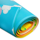 Baby Care Play Mat (Large, Playful - Pinko & Friend) 82'' x 55'' Original One-Piece Reversible Rollable Waterproof Play Mat for Infants, Babies, Toddler, and Kids by TinyTreasures Baby Boutique
