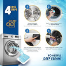 Washing Machine Cleaner Tablets 24 Pack - Deep Cleaning Tablets for Front & Top Load, Works With HE Washers, Removes Residue, Odor & Pet Hair - 12 Month Supply of Washer Cleaner Descalers, Septic Safe by CozyNest Decor
