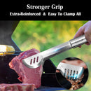 GRILLART BBQ Grill Utensil Tools Set Reinforced BBQ Tongs 19-Piece Stainless-Steel Barbecue Grilling Accessories w/Aluminum Storage Case -Complete Outdoor Grill Kit for Dad, Birthday Gift for Man Dad by GreenHaven Gardens