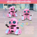Robot Toys for Boys and Girls, Rechargeable Remote Control Robot with Auto-Demonstration, Light Projection, Dance Moves, Music, and Gesture Sensing –Toy Robot Gifts for 3,4,5,6 year old Girls (Pink) by TinyTreasures Baby Boutique