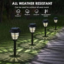 6 Pack Solar Pathway Lights Outdoor - Bright Solar Powered Garden Lights with Warm White LED, Auto On/Off Waterproof Path Lights Decorative, Landscape Lighting for Yard Patio Walkway Driveway by GreenHaven Gardens