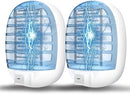 Indoor Bug Zappers, Fly Traps for Indoors, Insect Traps for Home Mosquito Killer for Kids & Pets, Home, Kitchen, Bedroom, Baby Room, Office (2 Packs) by TinyTreasures Baby Boutique