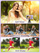 Digital Camera FHD 1080P, Camkory Kids Camera 44MP Point and Shoot Digital Cameras with 32GB Card, 16X Zoom, Two Batteries, Lanyard, Compact Small Camera Gift for Kids Boys Girls Students, Purple by TinyTreasures Baby Boutique