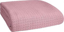 BELIZZI HOME 100% Cotton Bed Blanket, Breathable Bed Blanket Full Queen Size, Cotton Thermal Blankets Full Queen, Perfect for Layering Any Bed for All Season, Purple by CozyNest Decor