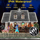 KNONEW Christmas Net Lights 360 LEDs 13ft x 9.8ft Outdoor Mesh Lights Connectable Waterproof 8 Modes & Timer Plug-in Net Fairy Lights for Bushes Garden Party Wedding Holiday,Cool White by GreenHaven Gardens