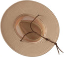 Home Prefer Cotton Summer Fedora Hat Wide Brim Sun Hats for Men Women UPF 50+ Sun Protection Cap for Fishing Hiking by GreenHaven Gardens