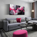 GUGIKA Abstract Wall Art for Living Room, Pink Canvas Wall-Art for Girls Bedroom, Print Paintings, Size 20x40 Inches by CozyNest Decor