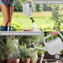 Outdoor Watering Can for Plants Indoor Watering Can for Houseplants 3/4 Gallon 3L (Grey) by GreenHaven Gardens