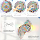 Wind Spinners Outdoor Mandala Lucky Clover,Wind Spinner Lucky Gifts for Women/Mother/Father/Men,Stainless Steel Kinetic 3D Wind Spinner Outdoor&Indoor Decoration Yard Art Garden Decor by GreenHaven Gardens