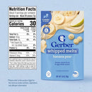 Gerber Stage 3 Baby Food Snacks, Banana Pear Whipped Melts, Baby Led Feeding, 7PK by TinyTreasures Baby Boutique