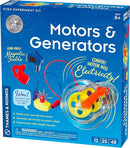 Thames & Kosmos Motors & Generators Science Kit | 25 Guided STEM Experiment Lessons | 48 Page Color Student Guide | Grades 3-6 | Ages 8+ | Play & Learn | Parents' Choice Silver Award Winner by TinyTreasures Baby Boutique