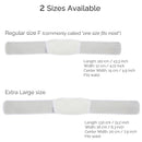 NeoTech Care Adjustable Maternity Belt - Light and Breathable Pregnancy Belly Support Band for Pregnant Women (White, Extra Large Size) by TinyTreasures Baby Boutique