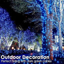 Christmas Light 1000 LEDs 336ft Green Cable Wire Fairy String Tree Twinkle Lights Plug in 12 Modes for Christmas Party, Outdoor, Garden, Wedding, Home Decoration (Blue) by GreenHaven Gardens