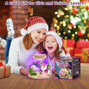 Fairy Garden Light Up Terrarium – DIY Craft Kit with LED for Girls Ages 4-8 | STEM & Art Gift for Kids, Ideal for Birthday or Holiday by TinyTreasures Baby Boutique