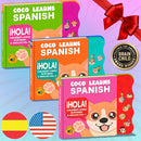 Musical Spanish Books for Kids 1-3, Spanish English Toys for Babies & Toddlers 1-3, Baby & Toddler Spanish Books, Bilingual Learning Toys 1 Year Old, Libros Infantiles en Español by TinyTreasures Baby Boutique