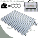 Extra Large Picnic Blanket 80''x 80'' Waterproof Foldable Picnic Mat for Beach, 5-Layer Outdoor Blanket for 6 to 8 Adults,Camping Grass Lawn Park Accessories Couple Park Wedding Registry(Green) by TinyTreasures Baby Boutique