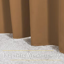 NICETOWN Insulated Curtains Blackout Draperies - Triple Weave Microfiber Home Thermal Insulated Solid Ring Top Blackout Curtains/Panels for Bedroom(Gold Brown, Set of 2, 46 x 90 Inch) by TinyTreasures Baby Boutique
