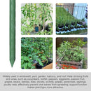 Garmeinea Garden Stakes 30 Inches Plastic Coated Steel Plant Stakes for Growing Climbing Plants, Pack of 25 by CozyNest Decor