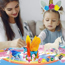 DIY Painting Unicorn Kit Arts and Crafts Set for Kids or Girls Decorate and Drawing 3D Toys for Children Gift(6 Unicorns) by TinyTreasures Baby Boutique
