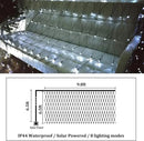 Christmas Net Lights, 204 LED Outdoor Mesh Lights Waterproof, Bush Solar Net Lights with 8-Lighting Modes for Tree Garden Yard Christmas Wedding Party Decoration(White) by GreenHaven Gardens