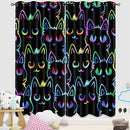 Cat Blackout Curtains for Girls - 2Pcs Cute Cartoon Cat Patterns Curtain Panels for Girls Bedroom Lovely Cats Drapes Darkening Window Curtain for Living Room Bedroom, 82" x 84" by TinyTreasures Baby Boutique