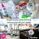 Breast Pump Wipes by Dapple Baby, Hypoallergenic & Powered by Plants, Removes Milk Residue, Leaves No Taste, Convenient Wipes Pouch, Fragrance Free, 25 Count (Pack of 1) by TinyTreasures Baby Boutique
