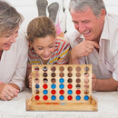 Glintoper Shut The Box & 4 in a Row Tables Game Set, Classic Wood Dice Game with Numbers & Line Up 4 Game for Kids Family, Living Room Rustic Coffee Table Decor, Travel Game Strategy Board Games by TinyTreasures Baby Boutique