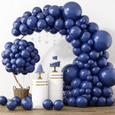 RUBFAC 129pcs Navy Blue Balloons Different Sizes 18 12 10 5 Inch, Latex Balloon Garland Arch Kit for Birthday Party Graduation Baby Shower Wedding Holiday Balloon Decoration by TinyTreasures Baby Boutique