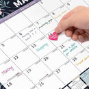 2025 Calendar, Wall Calendar 2025-2026 Planner Hanging Spiral Bound Magnetic Fridge Calendars 15" x 12", Use Jan 2025 - Jun 2026 by TinyTreasures Baby Boutique