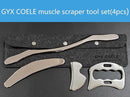 4 in 1 Stainless Steel Gua Sha Muscle Scraper Tool, Professional IASTM Physical Therapy Tool Set for Massage and Scraping by CozyNest Decor