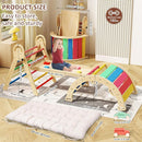 Pikler Triangle Set with Cushion, Montessori Climbing Set, Indoor Climb Toys, Indoor Playground Jungle Gyms, 9 Combinations Climbing Toy Set for Toddler, Baby, Kids 1-4 by TinyTreasures Baby Boutique