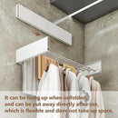 Wall Mounted Drying Rack,Drying Rack Clothing,Collapsible Hanger Racks for Laundry,Laundry Rack,Wall Mounted Clothes Rack (White, 32 Inch) by CozyNest Decor