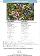 on The Go Regional Wildflower Seed Shaker - Northeast USA Wildflowers - 100% Pure Seed - Organic, Non-GMO - 21 Wildflower Variety Seeds of Annual & Perennial, 8oz by GreenHaven Gardens