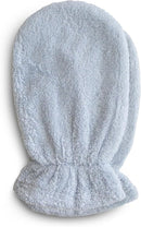 mushie Baby Bath Mitt | Organic Cotton | Pack of 2 (Baby Blue) by TinyTreasures Baby Boutique