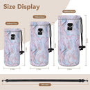 RICHEN Neoprene Water Bottle Carrier Bag with Adjustable Shoulder Strap,Insulated Water Bottle Cover for Stainless Steel/Glass/Plastic Bottles by TinyTreasures Baby Boutique
